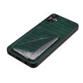 thumbnail image 5 of Allytech Slim Case Compatible with Samsung Galaxy A05, Crocodile Print PU Leather Magnetic Hidden Card Holder Kickstand Shockproof Full Body Protective Wallet Case for Women Men, Green, 5 of 6