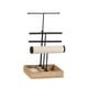 thumbnail image 5 of Soporte organizador de joyas, soporte para collar en forma de T con Base de madera, soporte organizador de pendientes, organizador de joyas para, 5 of 9