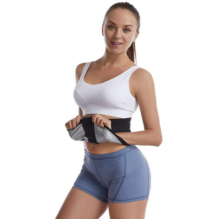 Waist Trimmer Belt, Sweat Wrap, Tummy Toner, Low Back and Lumbar Support  with Sauna Suit Effect, Abdominal Trainer
