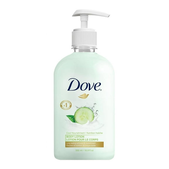 Dove Refillable Cucumber Body Lotion with Hydrating Benefits, 500ml - 3 Pack