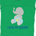 thumbnail image 4 of Inktastic I Love My Grammy Elephant Boys or Girls Baby Bodysuit, 4 of 5