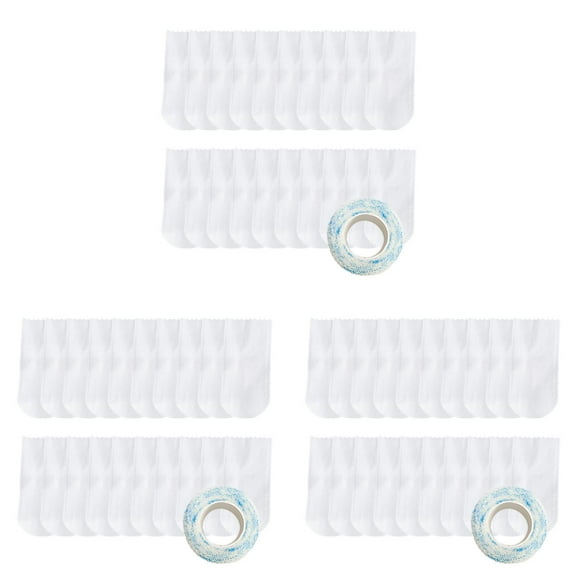 20-Pack Disposable Dog Booties for Large Dogs - Waterproof Paw Protectors with Secure Adhesive Bandage - Indoor/Outdoor Dog Shoes for Walking, Injuries & Post-Surgery Care