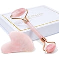 thumbnail image 1 of 1 juego de raspador de rodillo de jade de ciruela blanca, rodillo facial, herramienta para el cuidado de la piel con rodillo de belleza facial, masaje de cuarzo rosa para cara, ojos y cuello Sailing Electrónica, 1 of 3
