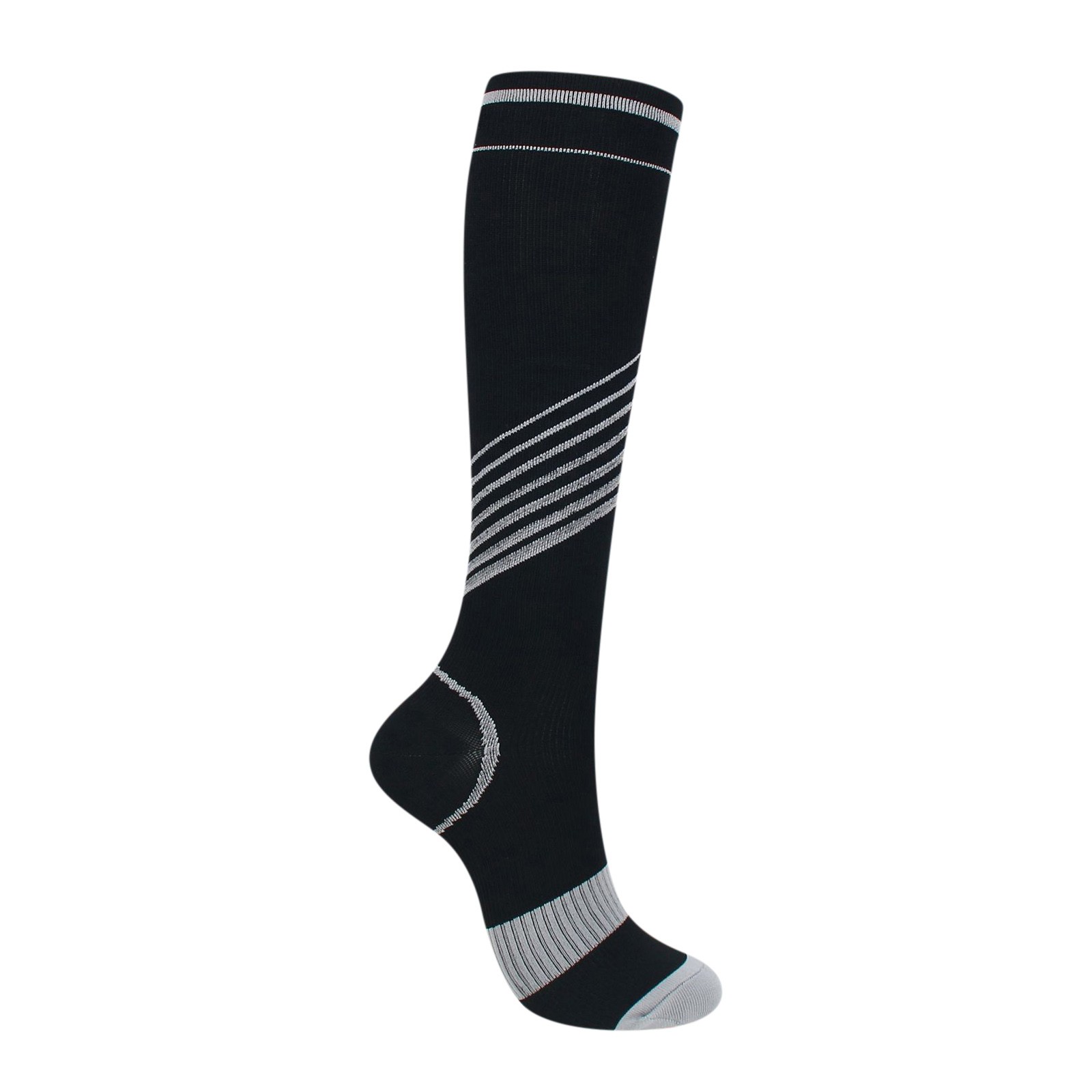 Outfmvch Mens Socks Thigh High Socks Compression Socks Color Strip ...