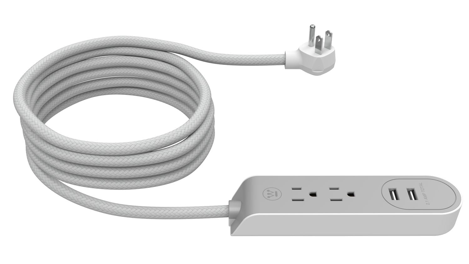 Westinghouse 9 pieds en tissu 2 sorties + 2 bandes USB