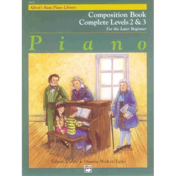 Pre-Owned Alfred's Basic Piano Library Composition Book Complete, Bk 2 & 3: For the Later Beginner (Alfred's Basic Piano Library, Bk 2 & 3) (Paperback) 088284945X 9780882849454