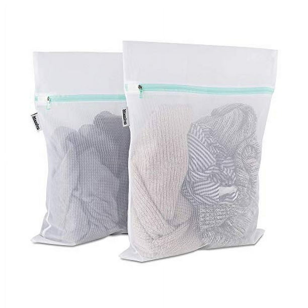 Mamlyn 2 Medium Mesh Laundry Bag for Delicates mesh Fabric with