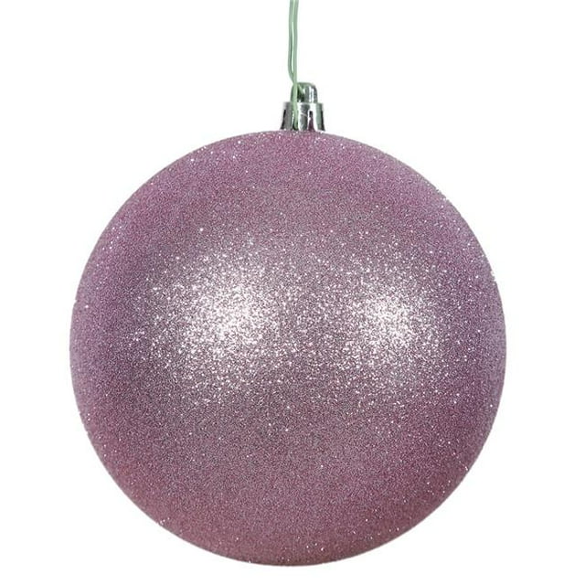Vickerman N591509DG Ornement de Boule Percé de Paillettes Roses d'Orchidée&44; 6 Po - 4 par Sac