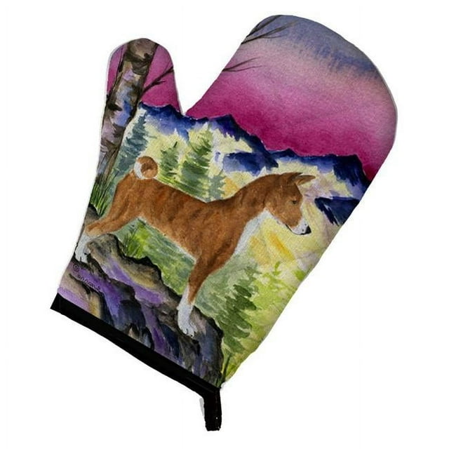 Carolines Treasures SS8371OVMT Basenji Oven Mitt