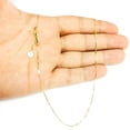 thumbnail image 4 of 14K Yellow Gold Adjustable Box Chain Necklaces 0.7MM - 1.1MM, Gold Necklaces for Women, Extends Up to 22" & 30", Bolo Slider Necklace, 100% Real 14K Gold, Next Level Jewelry, 4 of 4