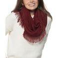 thumbnail image 2 of INC Women's Berry Solid Raschel 100% Acrylic Loop Scarf O/S, 2 of 3