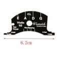 thumbnail image 3 of 4 piezas de referencia de plantilla de de de puente de violín para violín / viola / CUTICAT Plantilla de diapasón de violín, 3 of 7