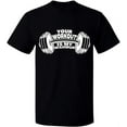 thumbnail image 2 of OXI T-Shirt - Your Workout is, Basic Casual T-Shirt for Men's and Women Fleece T-Shirt Short Sleeve - Black Small, 2 of 3