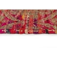 thumbnail image 3 of LuxenHome Handwoven Red/White Polyester/Cotton Rug with Metallic Print 3' x 5' 3' x 5', 3 of 7