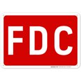 thumbnail image 1 of FDC Sign, Red Background,, 1 of 1
