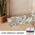 thumbnail image 3 of Brown Ethnic Floral and Mandala Pattern Door Rugs,Washable Non Slip Door Mats Indoor,Decorative Door Mats,Entry Mat Indoor for Entrance,Bedroom,Kitchen,Bathroom,16"x47", 3 of 6