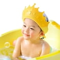 thumbnail image 1 of Gorro de ducha para bebé, protector para el cabello de niños, corona ajustable, protector para champú, visera para baño de bebé, 1 of 2