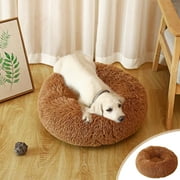 Wzzjkit Plush Pet Kennel Deeps Sleep Cats Kennel Dog Kennel Round Removable Litter Mat Pet Supplies Mats