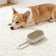 thumbnail image 2 of Pet Hair Removal Tool Pet Spray Comb Detangling Brush For Dogs And Cats Anti Static Hair Combing Tool With Mist Function, Grooming Brush For Knots And Tangles，Khaki, 2 of 5