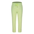 thumbnail image 3 of Chiccall Mens Casual Elastic Waist Pants Drawstring Summer Beach Pant Lightweight Stretch Trouser Green L, 3 of 5