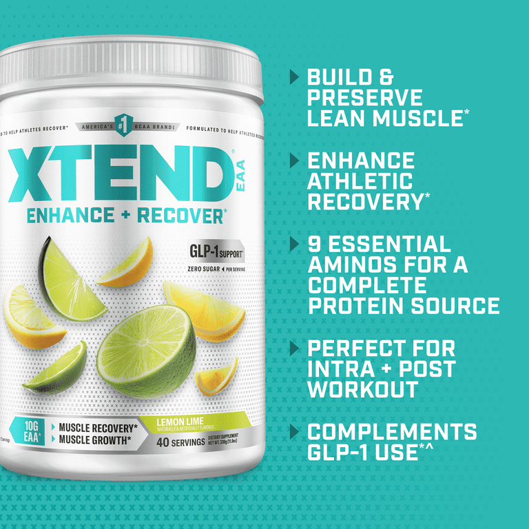 XTEND EAA Post-Workout Powder, for Muscle Recovery, Sugar-Free