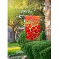 thumbnail image 4 of Red Poppy Poppies Field Meadow Sunlight Spring Summer Scene Landscape House Flag 28" x 40" Double Sided Polyester Welcome Large Yard Garden Flag for Patio Lawn Home Outdoor Decor, 4 of 6