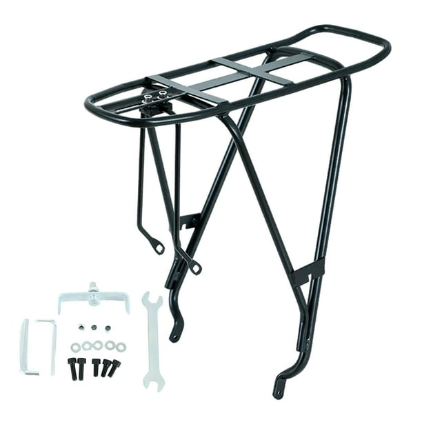 Estante de carga para bicicleta, estante trasero para bicicleta, soporte de Hardware de montaje, estante Universal para alforjas, portaequipajes para