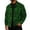 Green, variant on Autumn Mens Halloween Skull Bat Trucker Jacket Long Sleeve Snap Front Loose Fit Halloween Weekend Gathering Outerwear Purple 2XL