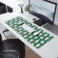 thumbnail image 2 of Long Mouse Pads for Desk,Green Christmas Tree and Snowflake Desk Mats on Top Of Desks, Desk Mouse Pad Extra Large with 3mm Non-Slip Base and Stitched Edge for Gaming,Work,Home 31.5x11.8in, 2 of 4