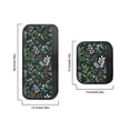 thumbnail image 5 of SEANATIVE 6 PCS Refrigerator Door Handle Covers Kitchen Appliance Decor Handles Protective Keep Off Fingerprints, Stains, Universal Protector for Microwave, Oven, Stove, Flower Leaf Black, 5 of 7