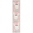 thumbnail image 2 of SAFAVIEH Carousel Kids Clark Shy Bunny Runner Rug, Pink/Ivory, 2'3" x 10', 2 of 10