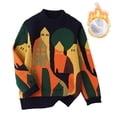 thumbnail image 1 of QUDDERR Pull-Over pour Filles et Garçons 2-13T, Col Rond, Tricot en Polaire, Épais, Automne Hiver, 1 of 9