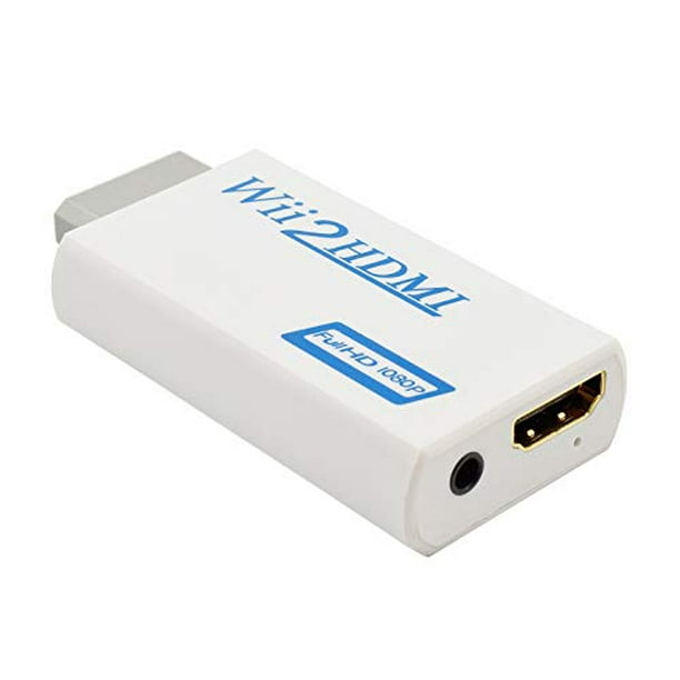 Wii to HDMI Converter for Full HD Device,Hanstend Wii HDMI Adapter with 3.5mm Audio Jack&1080p 720p HDMI Output Compatible - Walmart.com
