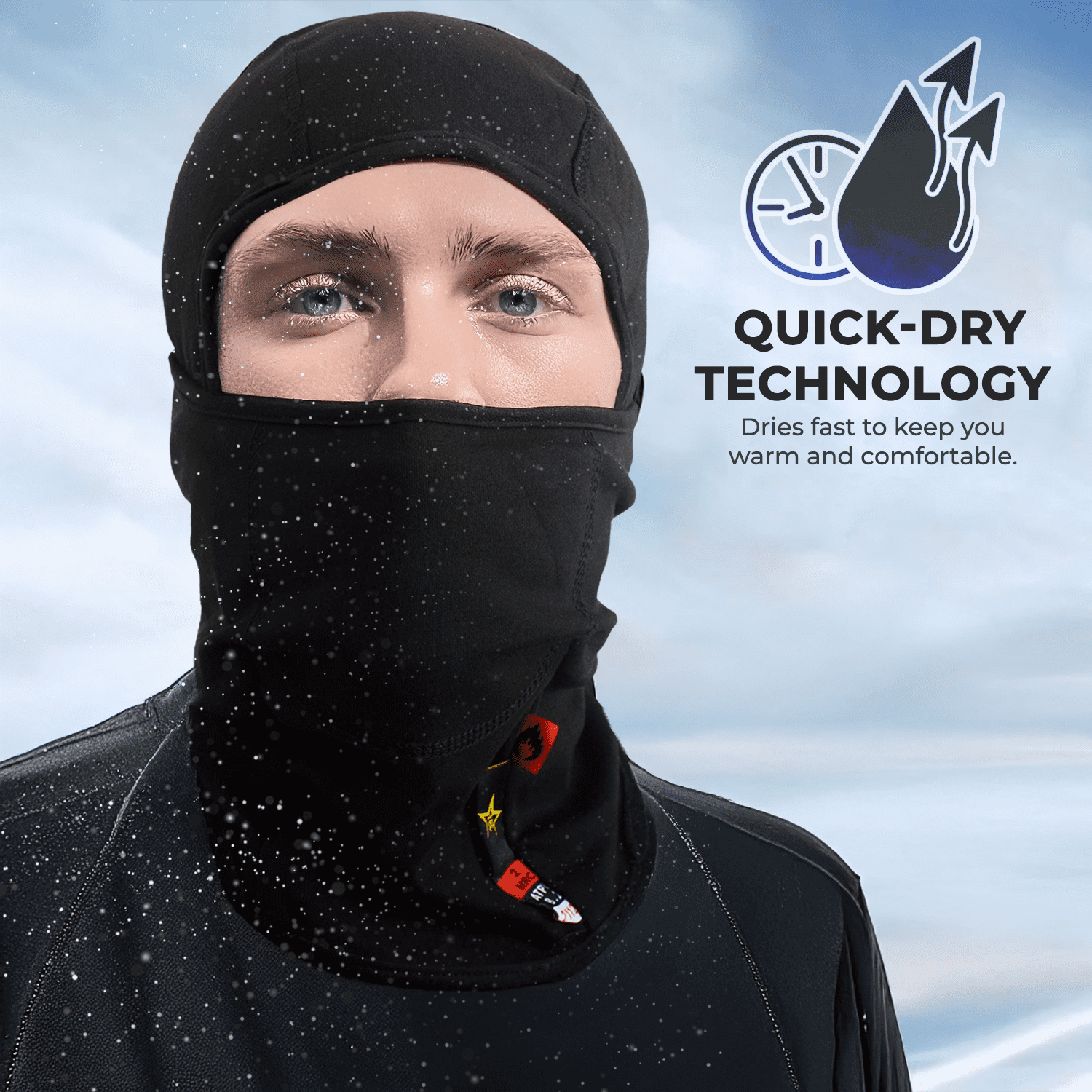 Texas FRC Balaclava Face Mask – Flame-Resistant Head and Face Covering Mask Balaclava Hood for Welding, Military, Army, Ski
