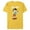 Yellow, variant on Disney Pinocchio and Jiminy Cricket - Short Sleeve Blended T-Shirt for Adults - Customized-Yellow