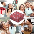 thumbnail image 5 of Wearable Blanket,Red Cartoon Dinosaurs Snowflakes Pattern Hooded Wearable Flannel Blanket for Adults & Teens,Winter Poncho Shawl Wrap Cape Cozy Anti-Pill,50"x60", 5 of 5