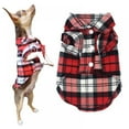 thumbnail image 3 of Pet Dog Plaid Shirt Dog Clothes Puppy Shirt For Small Medium Dogs Cat, 3 of 7