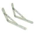 thumbnail image 2 of simhoa Support d'Étagère en Acier Inoxydable 2x, Support Robuste en L 14 Pieds' 14 Pouces, 2 of 8