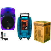 MR DJ PL12FLAME 12 Portable Translucent Bluetooth Speaker