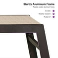 thumbnail image 4 of PURPLE LEAF Patio Chaise Lounge Set of 3, Aluminum Reclining Loungers with Side Table, Adjustable Backrest & Wheels – Waterproof, Easy to Assemble for Deck, Pool, Lawn, or Garden，Light Tan, 4 of 8