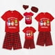 thumbnail image 1 of Pijamas familiares a juego de Navidad, conjuntos de Pijamas cortos negros y rojos, My Gnomies, en julio, 1 of 3