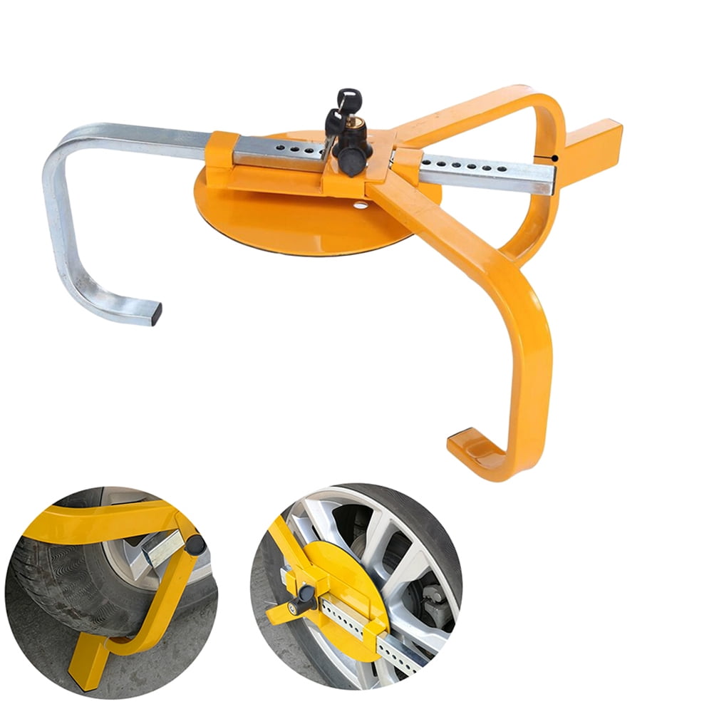 Wheel Lock Clamp, Security Tire Clamp, Heavy Duty Antitheft Towing