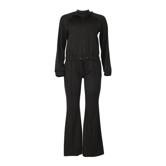 Spring And Summer Women's Casual Sportswear Two Piece Long Sleeved Suit Polyester Track Pants Women Jumpsuits for Women plus Size Woman Suites Pant Suits for Women Dressy Wedding Guest plus Size Hang