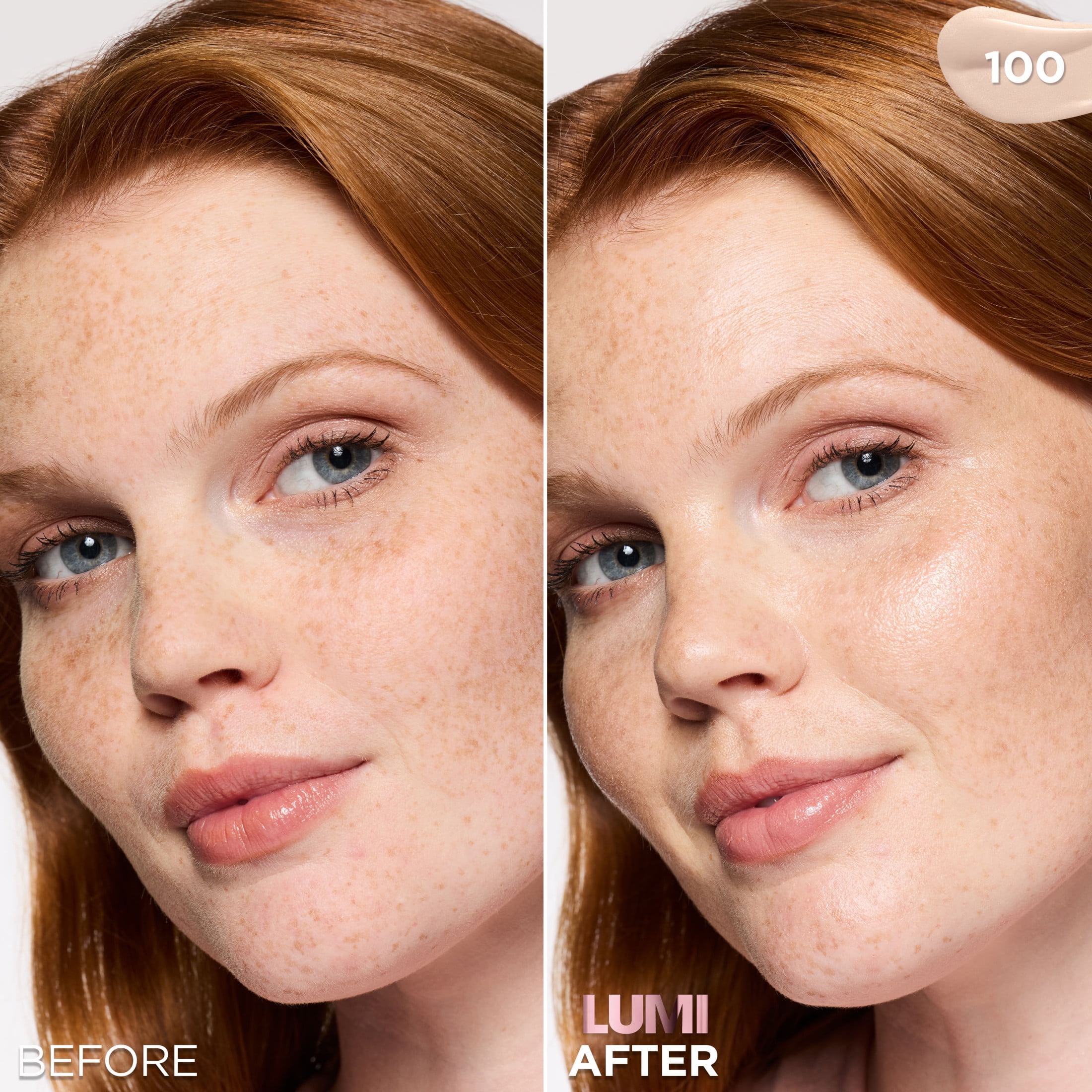 L'Oreal Paris Lumi Le Glow Skin Tint Foundation Makeup, 100 Cool, 0.85 fl oz