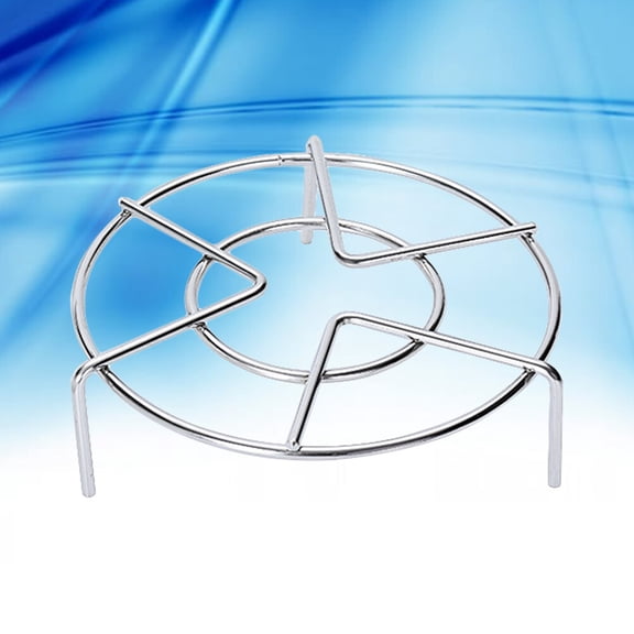 TAILTOSS Round Steaming Rack 15x15x3.5in 304 Stainless Steel for Egg Steamer Pot Cooking 1Pcs