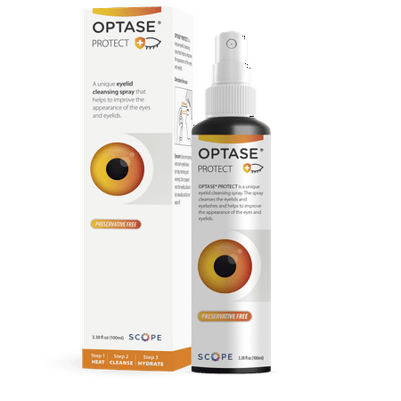 OPTASE Protect Eyelid Cleansing Spray - Hypochlorous Acid Spray for Daily Protection