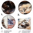 thumbnail image 3 of Designart "Tank in Military Arsenal I" Army Metal Art Living Room, 3 of 5
