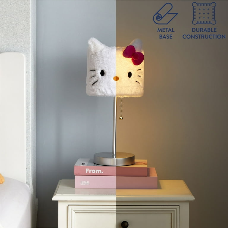 2 pack) Hello Kitty Plush Table Lamp 15