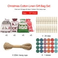 thumbnail image 3 of SUNSIOM Christmas Candy Bag Set Hanging Drawstring Gift Bags Treat Bags with Rope and Tag/Stickers, 3 of 6