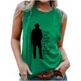thumbnail image 2 of DailyTrove Women's Graphic Tank Top - Polyester Casual Western & Festival Wear, Stylish for Gatherings, 2 of 6